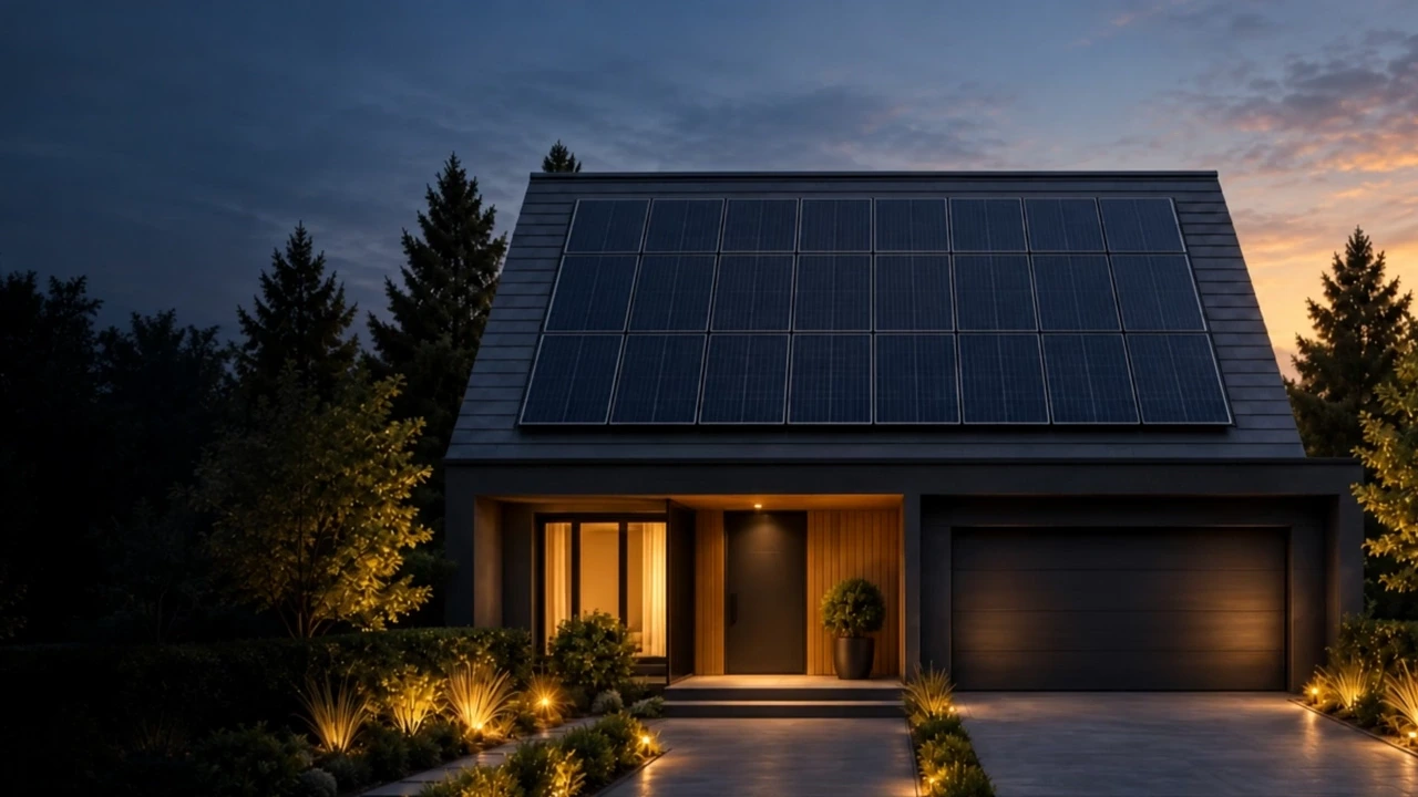 Solarteur-Pro-Website mit Solararchitektur